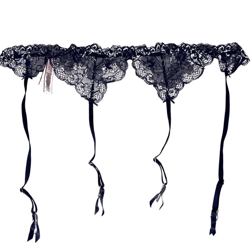 XS Victoria’s Secret navy garter belt